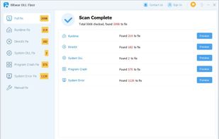 Bitwar DLL Fixer Start Scanning