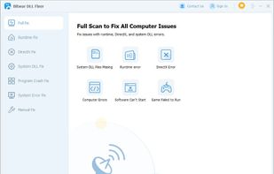 Bitwar DLL Fixer Main Interface