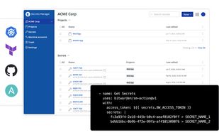 Bitwarden Secrets Manager screenshot 1