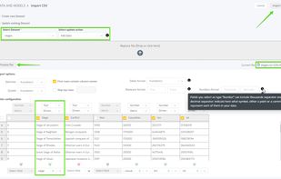 The Data Center lets you setup all your data connections, datasets and data models in a centralized way for your company. Use the powerful file uploader to include data in Biuwer from CSV and Excel files.
