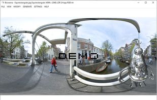 Equirectangular view