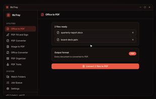 Biz Tray screenshot 3