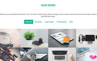 Biznetic WordPress Theme screenshot 1