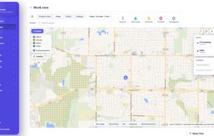Novel views of your work, from trades views of maps to Gaant charts for more traditional admin work.