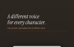 Cast each character a distinct voice before you rehearse.