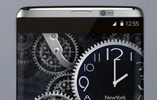 Black Clock Live Wallpaper screenshot 2