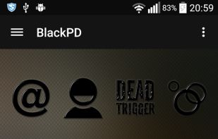 Black PD Icon Pack screenshot 1