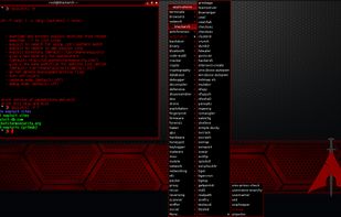 BlackArch screenshot 1