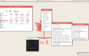 Blackbox WM screenshot 1