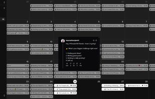 Automated post scheduling