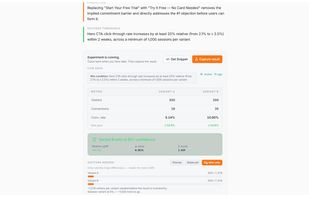 Variant Tracking: See which variant leads and if you already have gathered enough data