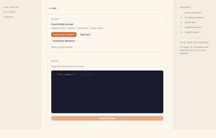 Export for LLM-Analysis