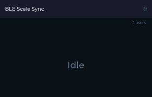 BLE Scale Sync screenshot 1