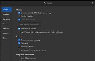 BleachBit screenshot 1