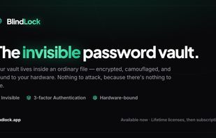 The invisible password vault.
Hide your secrets in an ordinary image. Can only be opened with your device.