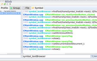 Blink grep screenshot 1