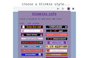 blinkie.cafe screenshot 1