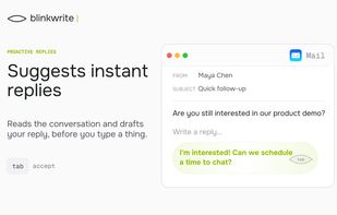 BlinkWrite screenshot 1