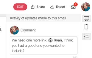 Campaign review process that is easy to use by anyone on your team.