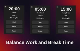 BlockSite Pomodoro screenshot 1