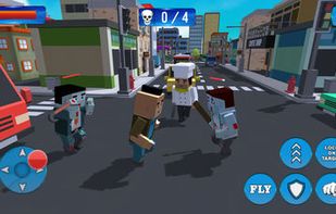 Blocky Gangster Crime War Sim screenshot 2