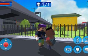 Blocky Gangster Crime War Sim screenshot 3