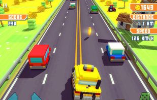 Blocky Highway screenshot 3