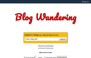 Blog Wandering screenshot 3
