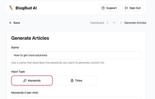 BlogBud AI screenshot 1
