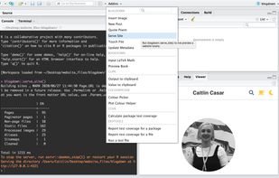 Blogdown screenshot 1