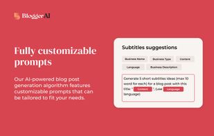 Fully Customizble Prompts