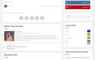 Bloggers – Responsive WordPress Blog Theme screenshot 1