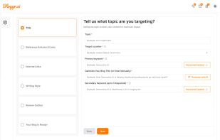 Bloggr AI screenshot 1