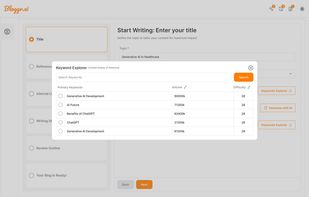 Bloggr AI screenshot 1