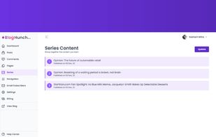 Group posts into series