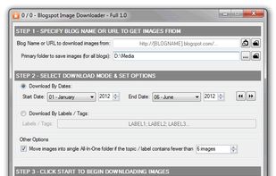 Blogspot Image Downloader screenshot 3