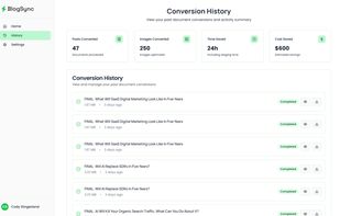 BlogSync screenshot 1