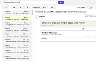 Blogtrottr screenshot 1