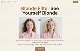 Blonde Filter screenshot 1