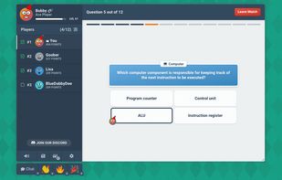 Screenshot featuring Bloob.io's Trivia game