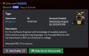 Bloxlink screenshot 1