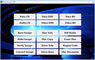 Blue Burner .NET screenshot 1
