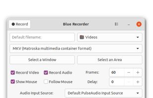 Blue Recorder - Main window.