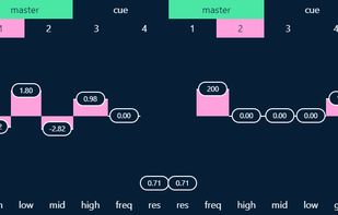 Controlling volume and EQ from a phone using blueberry's wireless remote