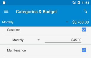 Bluecoins screenshot 2