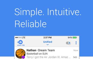 BlueMail screenshot 1