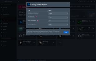 Enable/disable Blueprint features through flags