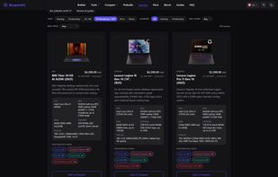 Laptop comparisons