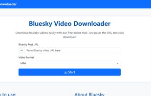 Bluesky Video Downloader screenshot 1