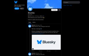 Bluesky screenshot 1